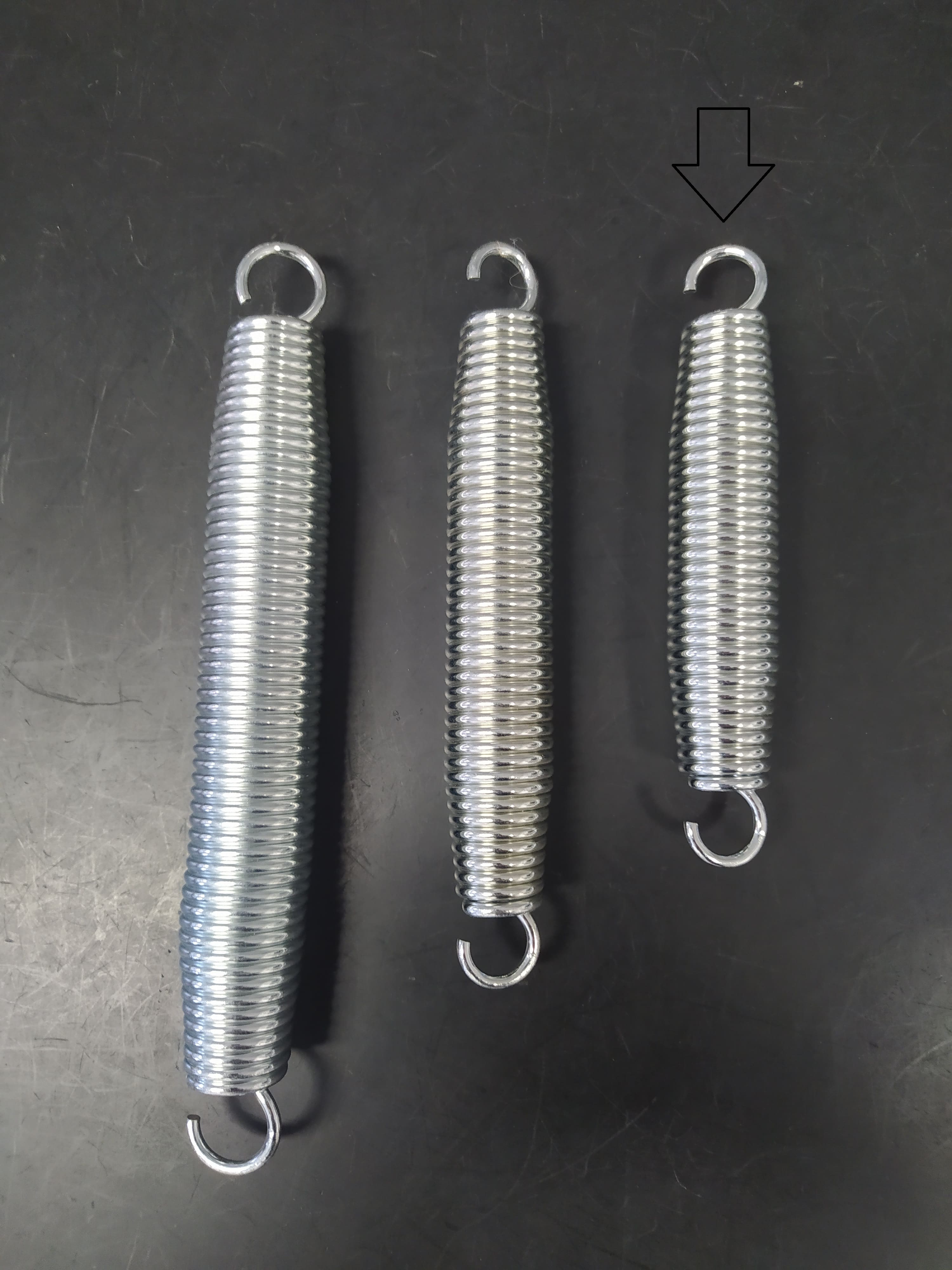 Muelle para camas elásticas cincado 18cm
