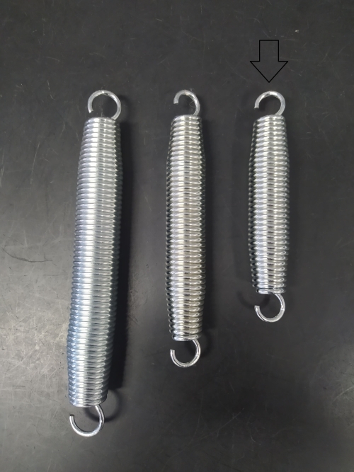 Muelle para camas elásticas cincado  22cm