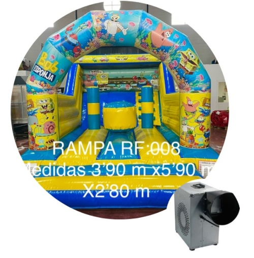 Castillo hinchable Bob Esponja