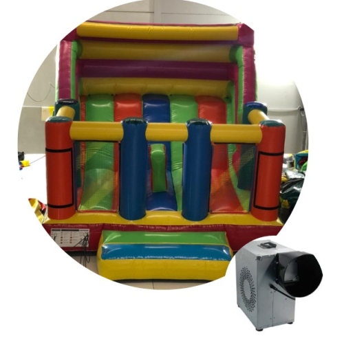 Castllo hinchable frontal cerrado redes