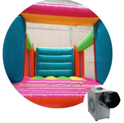 Plataforma hinchable multicolor