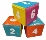 Miniatura de Dado de espuma numérico