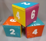 Miniatura de Dado de espuma numérico