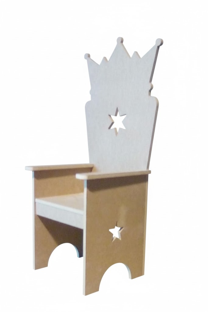 Trono cumpleaños DM sin pintar