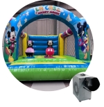 Miniatura de Plataforma hinchable La Casa de Mickey Mouse