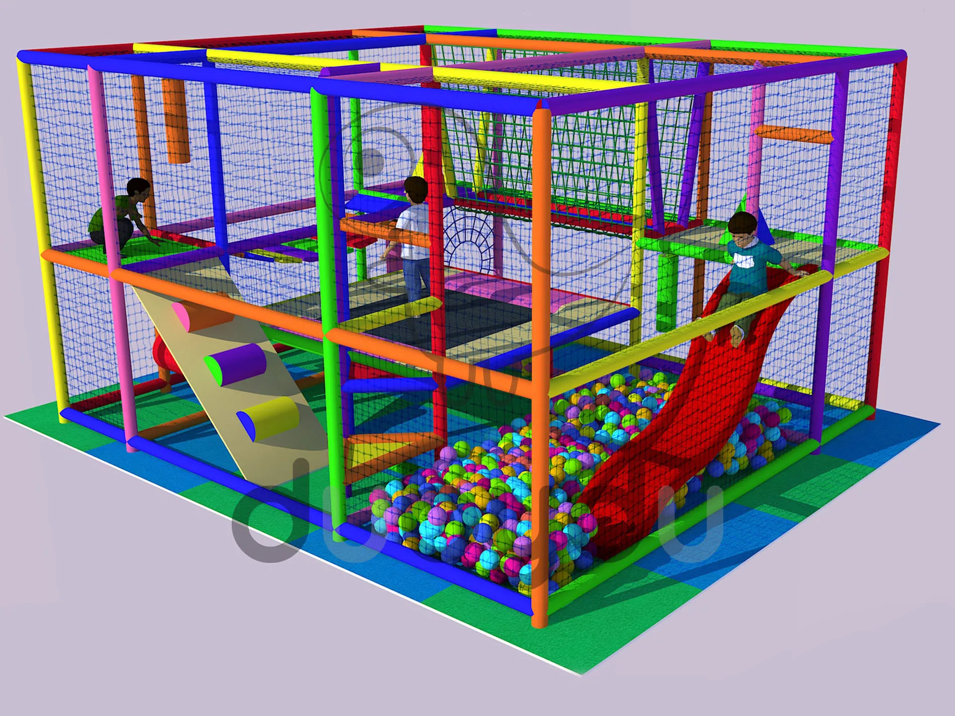 SACO DE BOXEO PARA PARQUES DE BOLAS INFANTILES